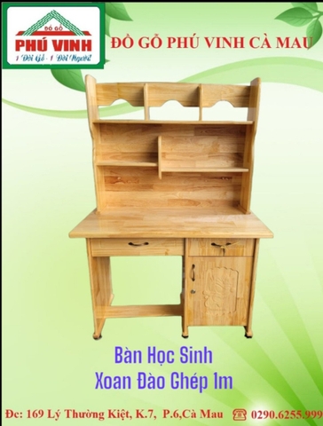 Bàn Học Sinh, Xoan Đào Ghép, 1m