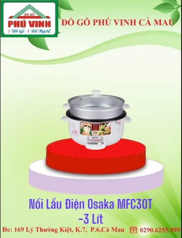 Nồi Lẩu Điện, Osaka MFC30T -3T