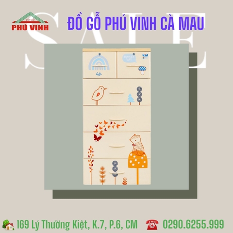 Tủ nhựa, Kid, 5N