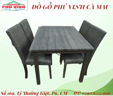 Bộ Bàn Ăn, MDF, Tuxido - 90 x 120