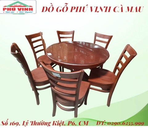 Bàn Ăn Tròn, Xoan Đào - 1.0m