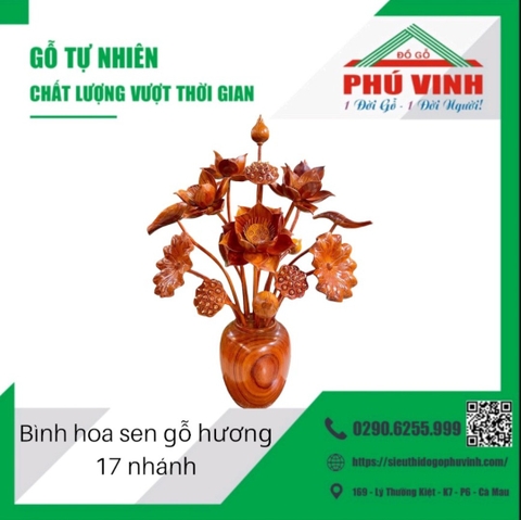 Bình Hoa Sen, Hương, 17 Nhánh