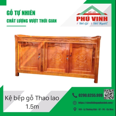 Kệ Bếp Gas, Thao Lao - 1.5m