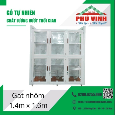 Gạt Nhôm, Đố Trụ, Sữa, Hông 45 - 1.4 x 1.6