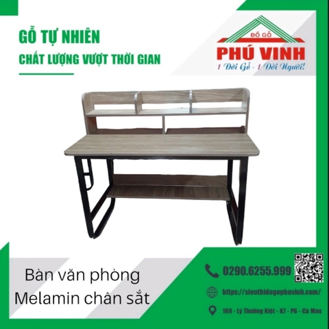 Bàn Văn Phòng, Chân Chữ U, 1 Kệ