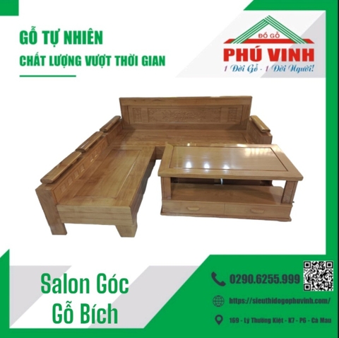 Sallon Góc Nhỏ, Gỗ Bích