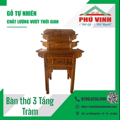 Bàn Thờ, 3 Tầng