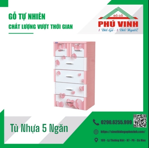 TABI L 5 Ngăn Hình Trái Tim