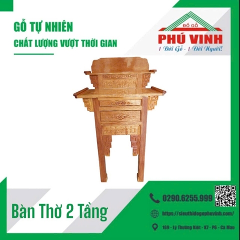 Bàn Thờ, 2 Tầng