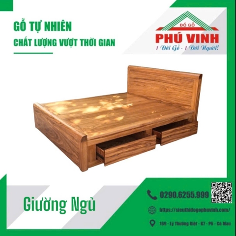 Giường Sạp Phẳng (Có Hộc Tủ)