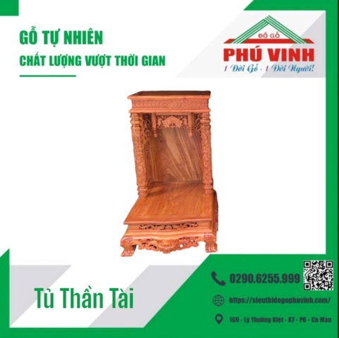 Thần Tài, Trụ, Nóc Bằng