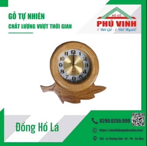 Đồng Hồ, Gỗ Còng, Mặt Gõ, Chiếc Lá