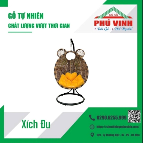 Xích Đu, Mây Đan, Tay Thỏ, Có Gối
