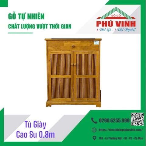 Tủ Giầy, Cao Su - 0.8m