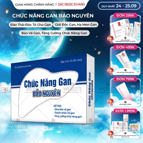 Chức năng gan Bảo Nguyên hộp 30 viên