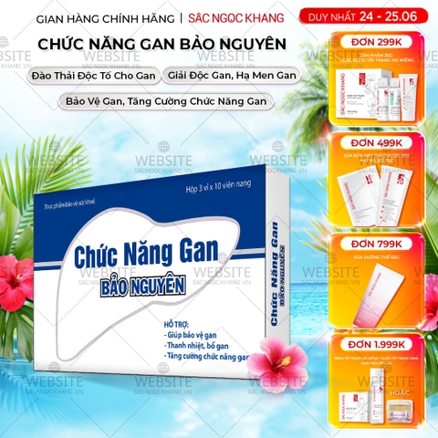 Chức năng gan Bảo Nguyên hộp 30 viên