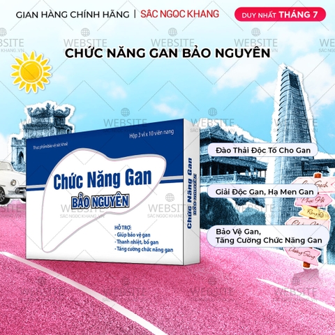 Chức năng gan Bảo Nguyên hộp 30 viên