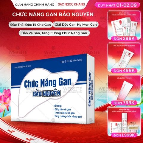 Chức năng gan Bảo Nguyên hộp 30 viên