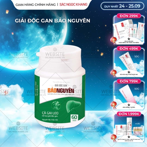 GIẢI ĐỘC GAN BẢO NGUYÊN (hộp 60 viên)