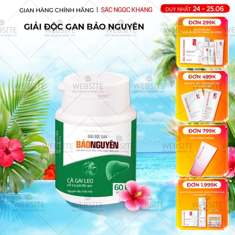 GIẢI ĐỘC GAN BẢO NGUYÊN (hộp 60 viên)