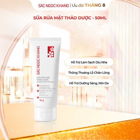Sữa Rửa Mặt Thảo Dược Sắc Ngọc Khang (Herbal Facial Cleanser)  50g