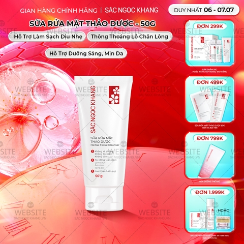 Sữa Rửa Mặt Thảo Dược Sắc Ngọc Khang (Herbal Facial Cleanser)  50g