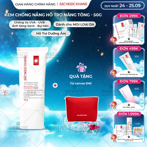 Kem Chống Nắng Nâng Tông Sắc Ngọc Khang 50g
