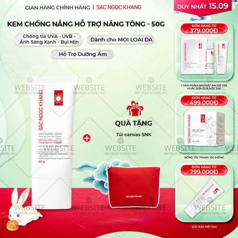 Kem Chống Nắng Nâng Tông Sắc Ngọc Khang 50g