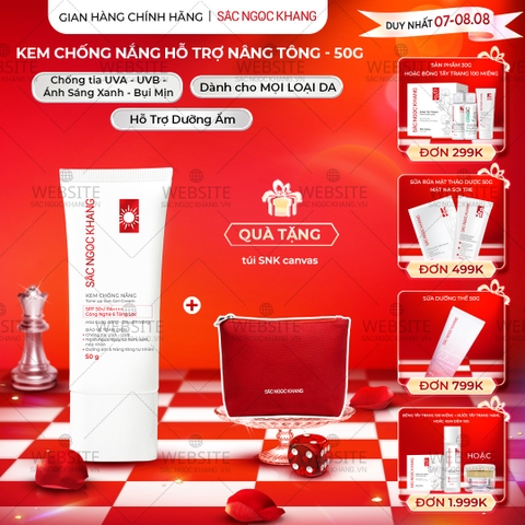 Kem Chống Nắng Nâng Tông Sắc Ngọc Khang 50g