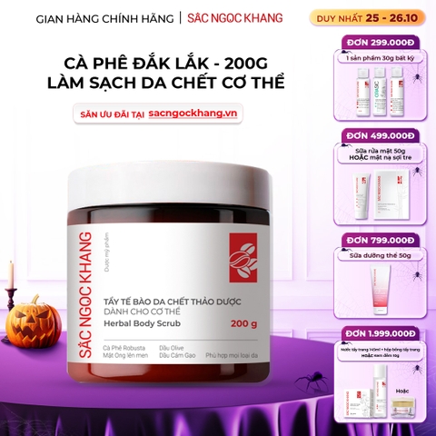 Tẩy Tế Bào Chết Thảo Dược Sắc Ngọc Khang Dành Cho Cơ Thể (Herbal Body Scrub) (hũ 200g)
