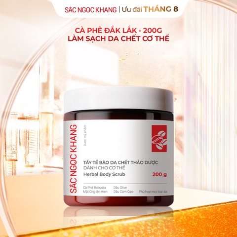Tẩy Tế Bào Chết Thảo Dược Sắc Ngọc Khang Dành Cho Cơ Thể (Herbal Body Scrub) (hũ 200g)