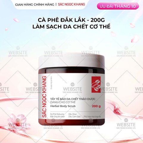Tẩy Tế Bào Chết Thảo Dược Sắc Ngọc Khang Dành Cho Cơ Thể (Herbal Body Scrub) (hũ 200g)