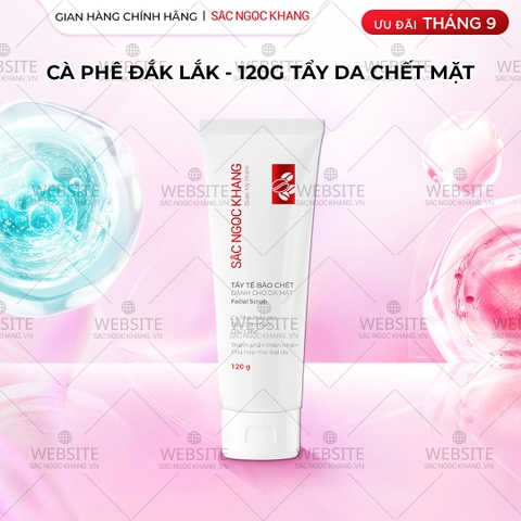 Tẩy Tế Bào Chết Cà Phê Dành Cho Da Mặt Sắc Ngọc Khang (Facial Scrub) (Tuýp 120 g)