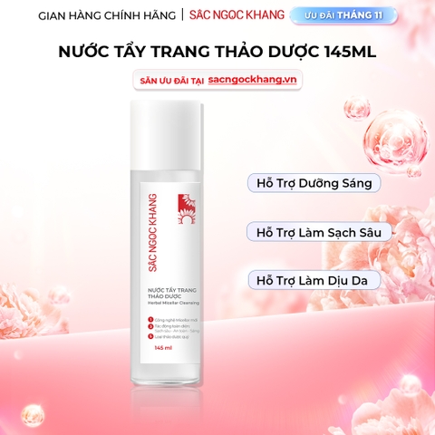 Nước Tẩy Trang Thảo Dược Sắc Ngọc Khang 145ml (Micellar Cleansing Water)