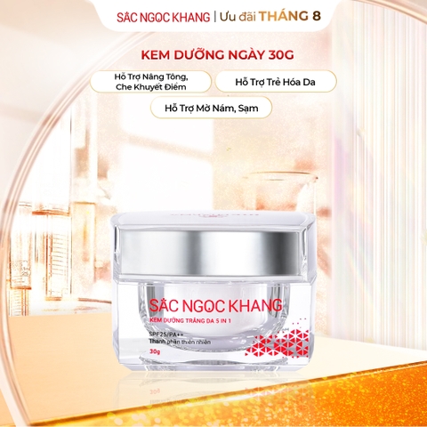 Kem Dưỡng Trắng Da Ban Ngày 5 in 1 - Sắc Ngọc Khang 30g