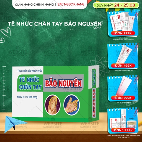 Tê nhức chân tay Bảo Nguyên hộp 30v