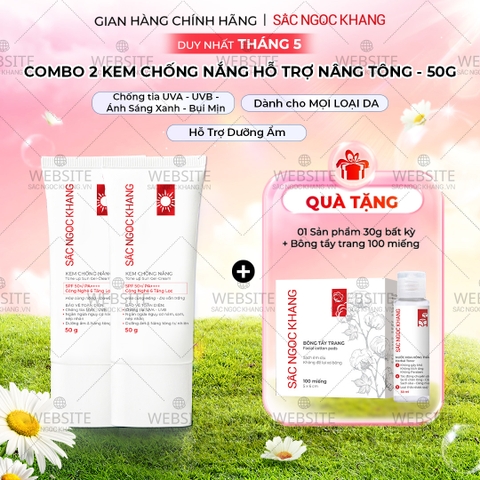 Combo 02 Kem Chống Nắng 