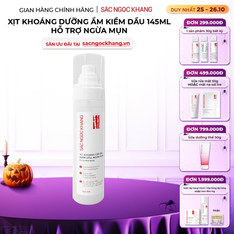 Xịt Khoáng Cấp Ẩm - Kiềm Dầu - Ngừa Mụn Sắc Ngọc Khang