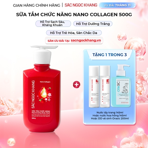 [MỚI] Sữa Tắm Chức Năng Nano Collagen Sắc Ngọc Khang 500g