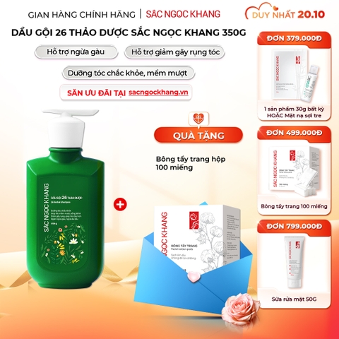 Dầu gội 26 loại thảo dược Sắc Ngọc Khang 350g