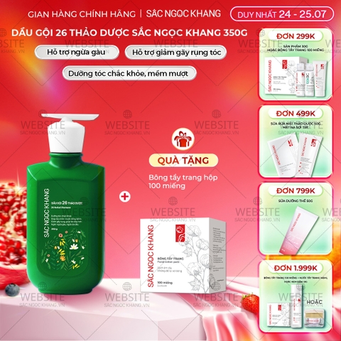 Dầu gội 26 loại thảo dược Sắc Ngọc Khang 350g