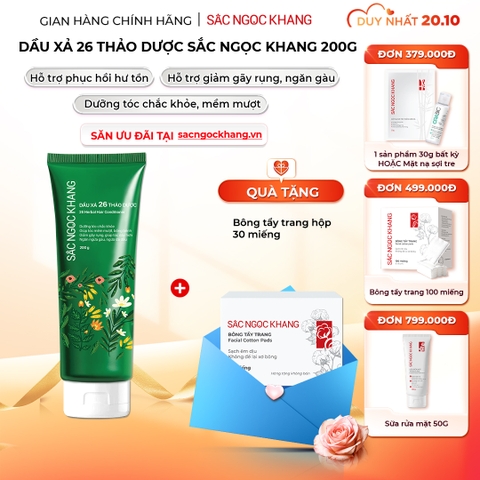 Dầu xả 26 loại thảo dược Sắc Ngọc Khang 200g