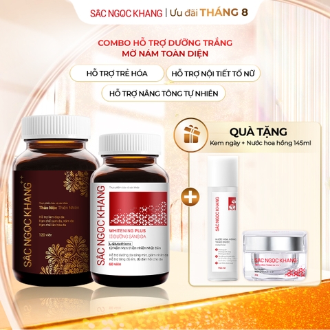 Combo Hỗ Trợ Mờ Nám - Dưỡng Trắng Cao Cấp Sắc Ngọc Khang