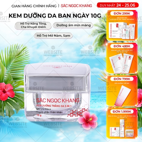 Kem Dưỡng Trắng Da Ban Ngày 5 in 1 - Sắc Ngọc Khang 10g