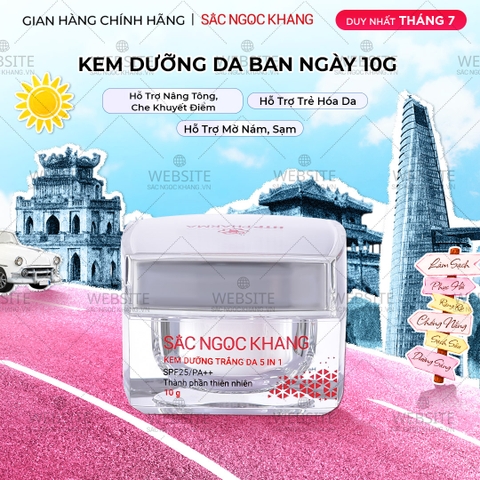 Kem Dưỡng Trắng Da Ban Ngày 5 in 1 - Sắc Ngọc Khang 10g