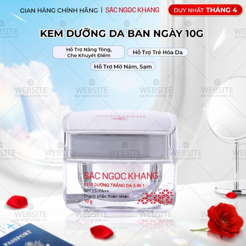 Kem Dưỡng Trắng Da Ban Ngày 5 in 1 - Sắc Ngọc Khang 10g