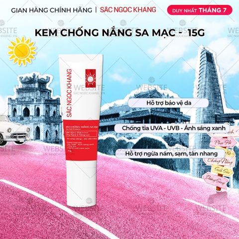 Kem Chống Nắng Sa Mạc Sắc Ngọc Khang 15g