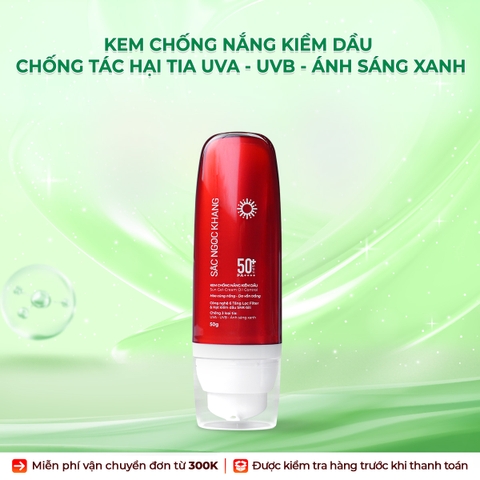 Kem Chống Nắng Kiềm Dầu Sắc Ngọc Khang 50g