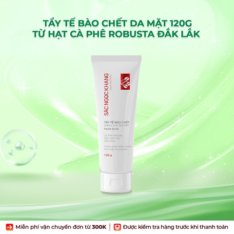 Tẩy Tế Bào Chết Cà Phê Dành Cho Da Mặt Sắc Ngọc Khang (Facial Scrub) (Tuýp 120 g)