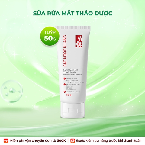 Sữa Rửa Mặt Thảo Dược Sắc Ngọc Khang (Herbal Facial Cleanser)  50g